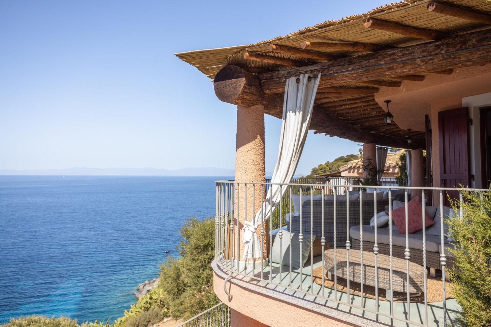 Vista Mozzafiato A Picco Sul Mare Villa Patty Torre delle Stelle Zewnętrze zdjęcie